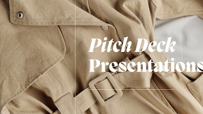 Gig Preview - Design a professional  pitch deck for startups