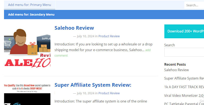 Gig Preview - Create automated clickbank product review blog