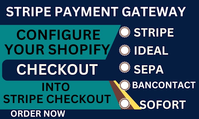 Gig Preview - Configure your shopify website checkout page into stripe payment checkout 24 hrs