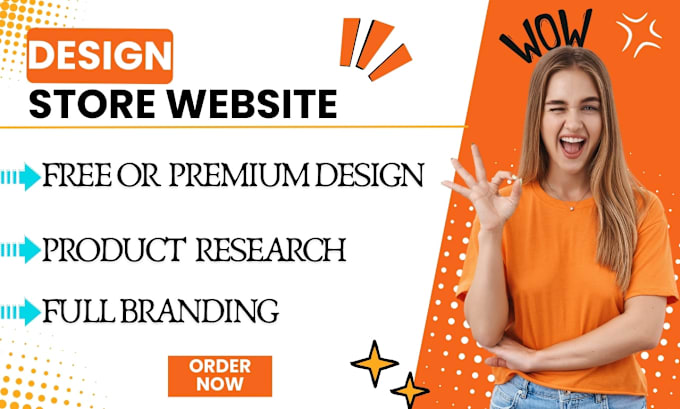 Bestseller - develop,design,redesign shopify store,shopify dropshipping store,shopify website