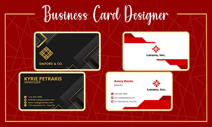 Gig Preview - Do creative business card design