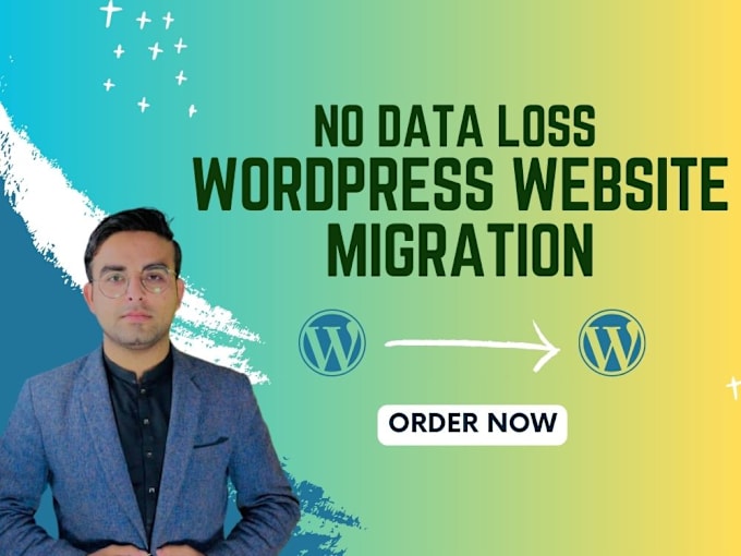 Gig Preview - Migrate wordpress website, move, transfer or backup