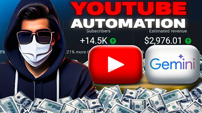 Gig Preview - Create automated cash cow, youtube monetization, cash cow channel, top10 videos