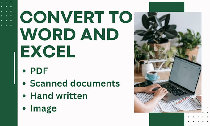 Gig Preview - Do any kind of typing, convert pdf to word, retype scanned documents