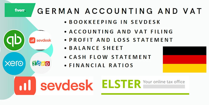 Gig Preview - Do lexoffice, sevdesk accounting, german vat, cyprus and austria vat filing