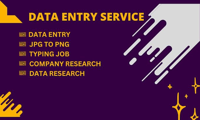 Bestseller - do data entry, typing job, data scraping, data mining