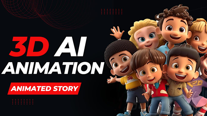 Gig Preview - Create 3d ai animation 2d, or pixar style animations  ai art video