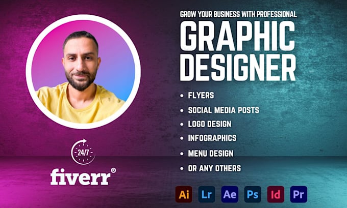 Gig Preview - Be your monthly graphic designer