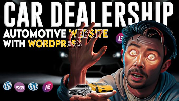 Gig Preview - Develop a professional car dealership, automitive website for your business