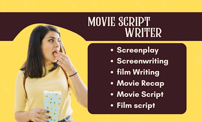 Bestseller - write blockbuster movie script, screenplay, screenwriting,feature film, tv pilot