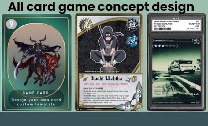 Gig Preview - Design quality card game, board game, tcg template, tarot cards, playing cards