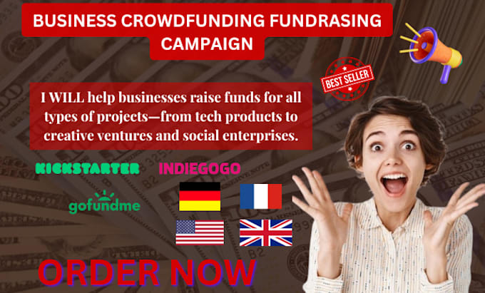 Gig Preview - Setup your business crowdfunding fundraising campaign