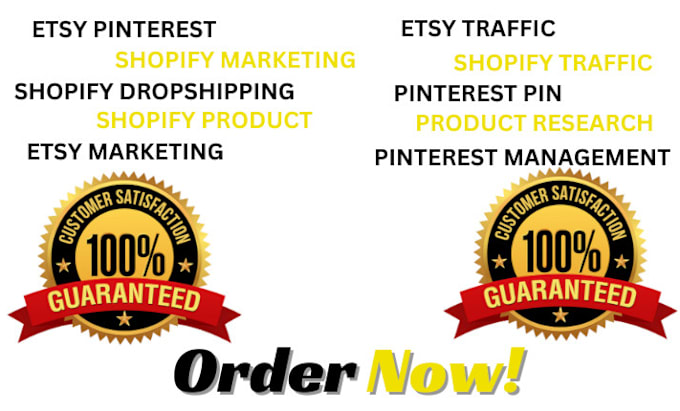 Gig Preview - Pinterest marketing ads shopify manager with pins and board for etsy shop