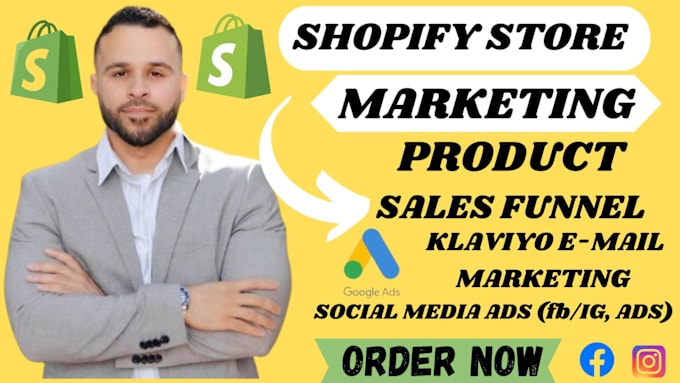 Gig Preview - Set up klaviyo email marketing, email template for shopify, sales funnel