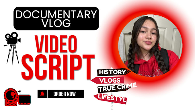 Gig Preview - Write compelling documentary style youtube scripts for your channel