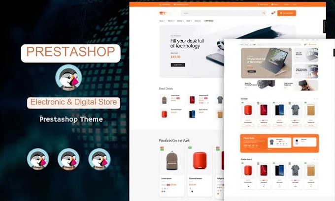 Gig Preview - Design a responsive prestashop store