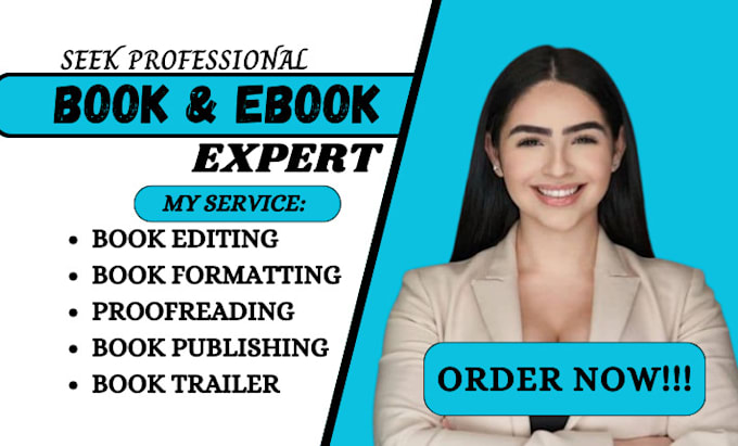 Gig Preview - Be your professional book editor, developmental editing and proofreader