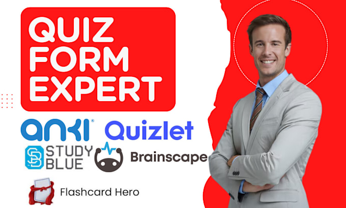 Gig Preview - Make flashcards anki quizlet studyblue brainscape flashcard hero study stack