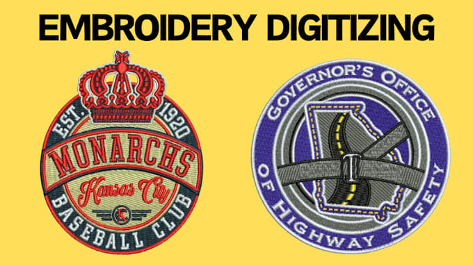 Gig Preview - Do embroidery digitizing service in dst, emb, pes in 2 hours