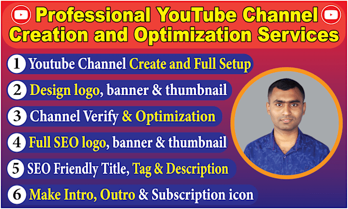 Gig Preview - Be your youtube video SEO expert and thumbnail designer