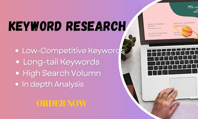 Gig Preview - Provide expert keyword research for SEO optimization