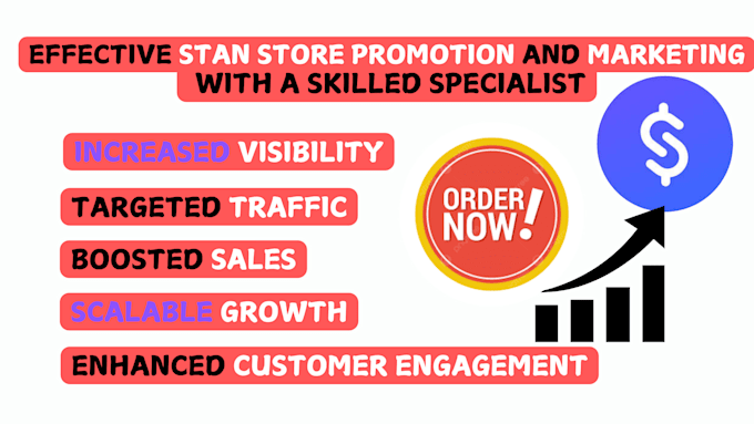 Gig Preview - Do stan store marketing, stan store promotion to boost stan store sales