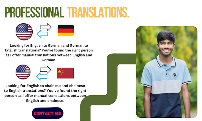 Gig Preview - Professional translation from english to german and english to chinse