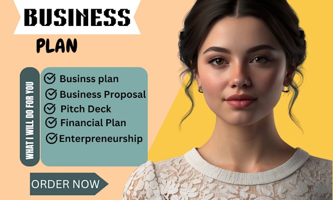 Gig Preview - Write your investor ready business plan for startup loan approval, pitch deck