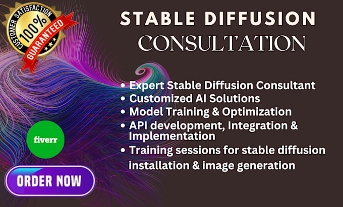 Gig Preview - Provide expert stable diffusion ai consultation, model training, API services