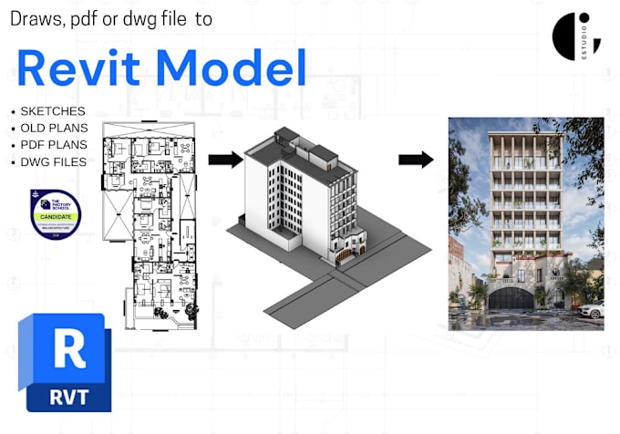 Gig Preview - Create revit model and its visualization