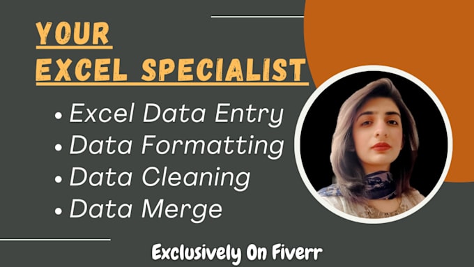 Gig Preview - Do excel data entry, data merge, cleanup, and formatting