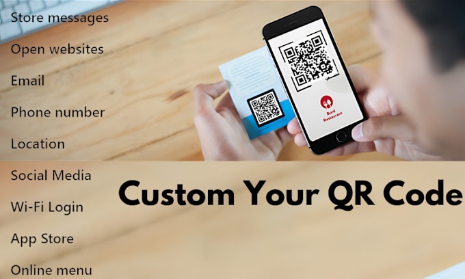 Gig Preview - Make unique qr code generator for your business