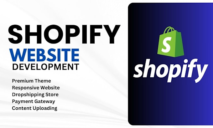 Gig Preview - Setup shopify dropshipping store, manage shopify store