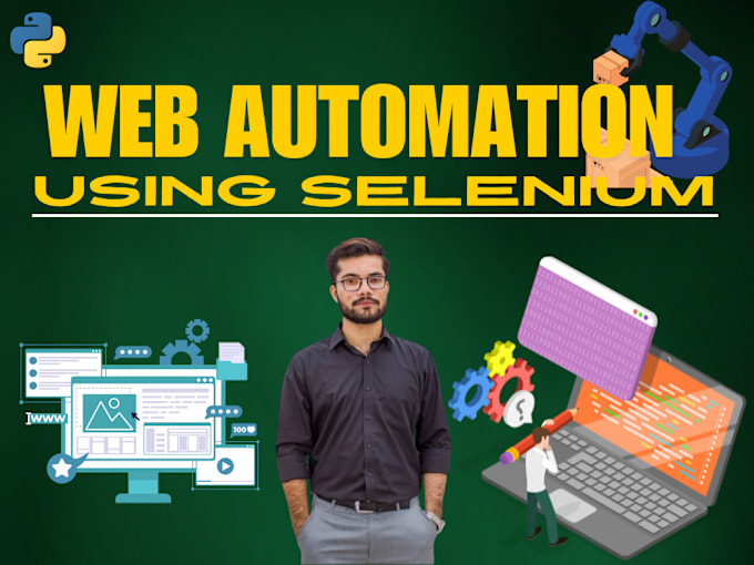 Gig Preview - Make bots using selenium automation to automate your ideas