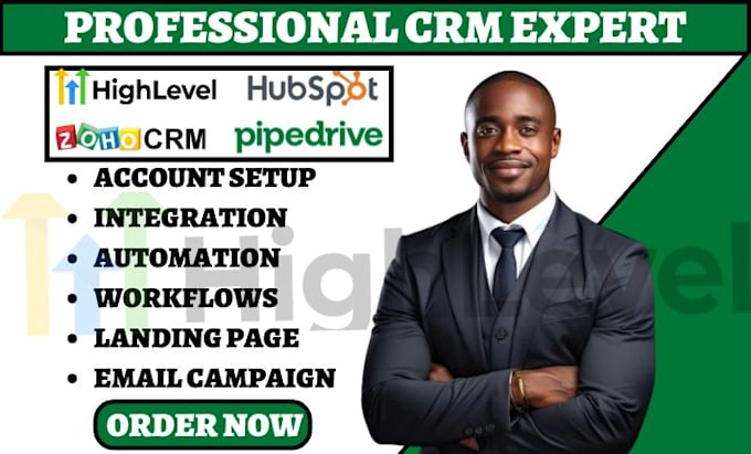 Gig Preview - Do trello pipedrive zoho crm clickfunnel hubspot gohighlevel website automation