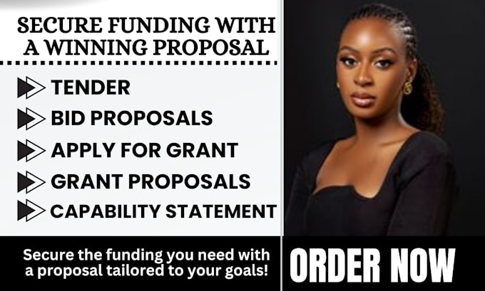 Gig Preview - Do federal government capability statement apply for grant tender bid proposal