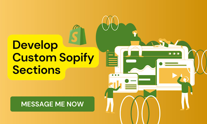 Gig Preview - Develop custom shopify sections for dropshipping store