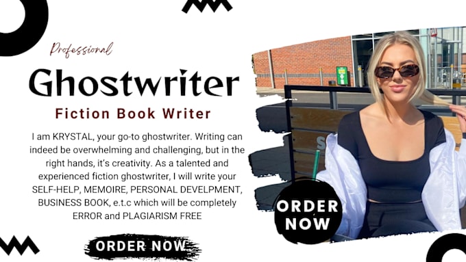 Gig Preview - Ghostwrite or rewrite engaging non fiction book as ebook ghostwriter, self help