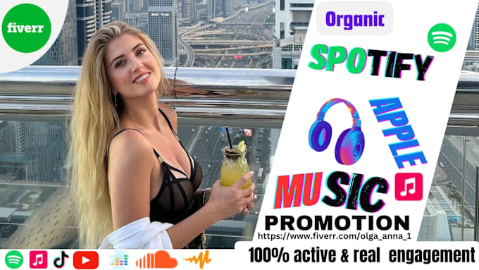 Gig Preview - Boost your music presence with organic strom speed premium music promotion