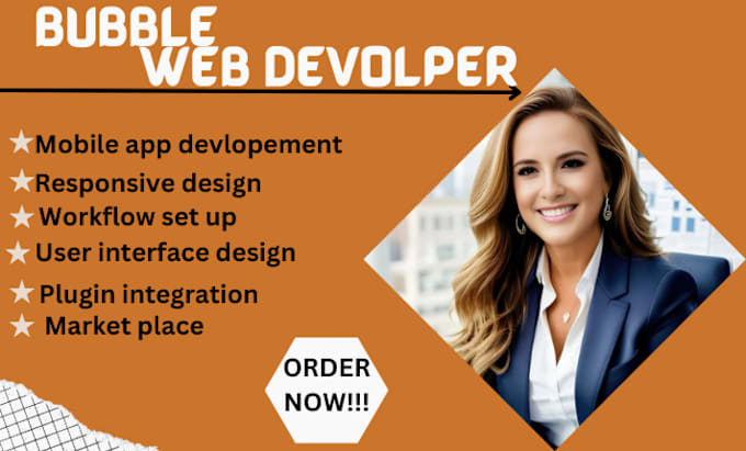 Bestseller - build your responsive bubble website or app in bubble io as a bubble developer