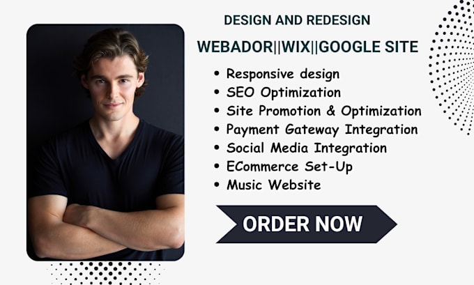 Bestseller - build and design webador website google site website design music website on wix