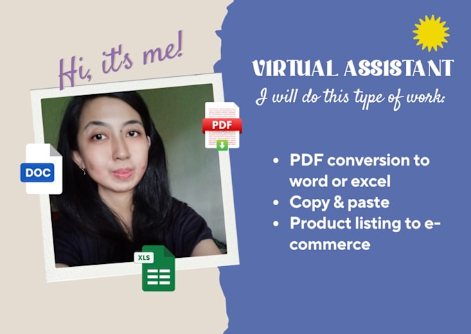 Gig Preview - Convert PDF to word, excel, ecommerce product listing, copy paste