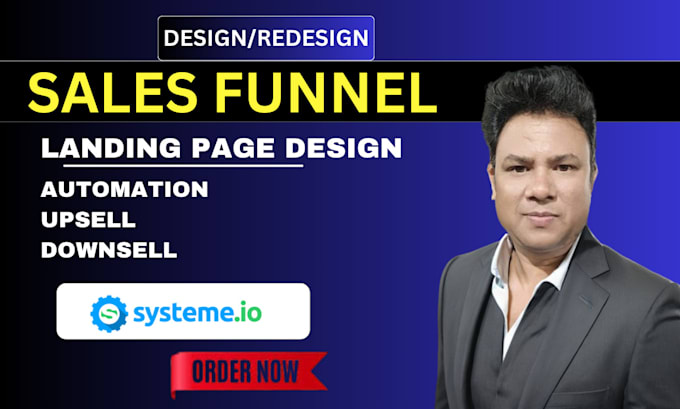 Bestseller - build systeme io landing page and sales funnel in systeme io