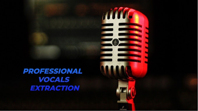 Gig Preview - Professionally extract vocals and instrumentals from any track