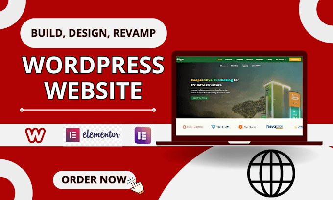 Gig Preview - Design, redesign, build, revamp wordpress website