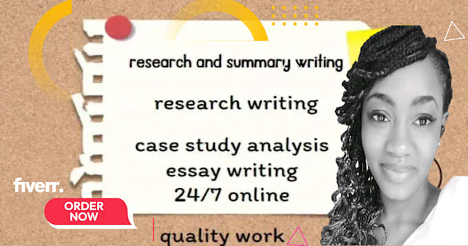 Gig Preview - Do case study analysis, essay writing, research and summary