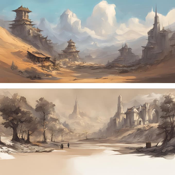 Bestseller - draw awesome environment concept art