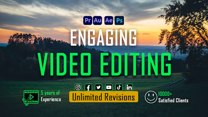 Gig Preview - Do engaging video editing