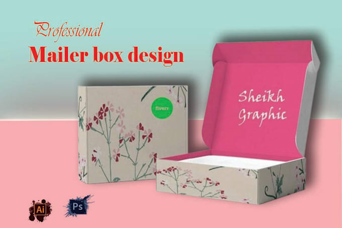 Gig Preview - Do mailer box design, packaging design, product packaging box design