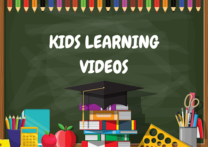 Gig Preview - Create kids learning video for youtube